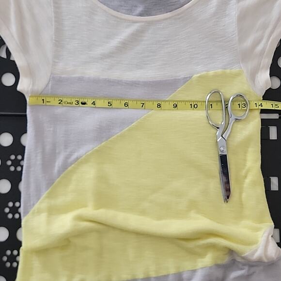 Marc by Marc Jacobs yellow gray color block dress S - Picture 10 of 11